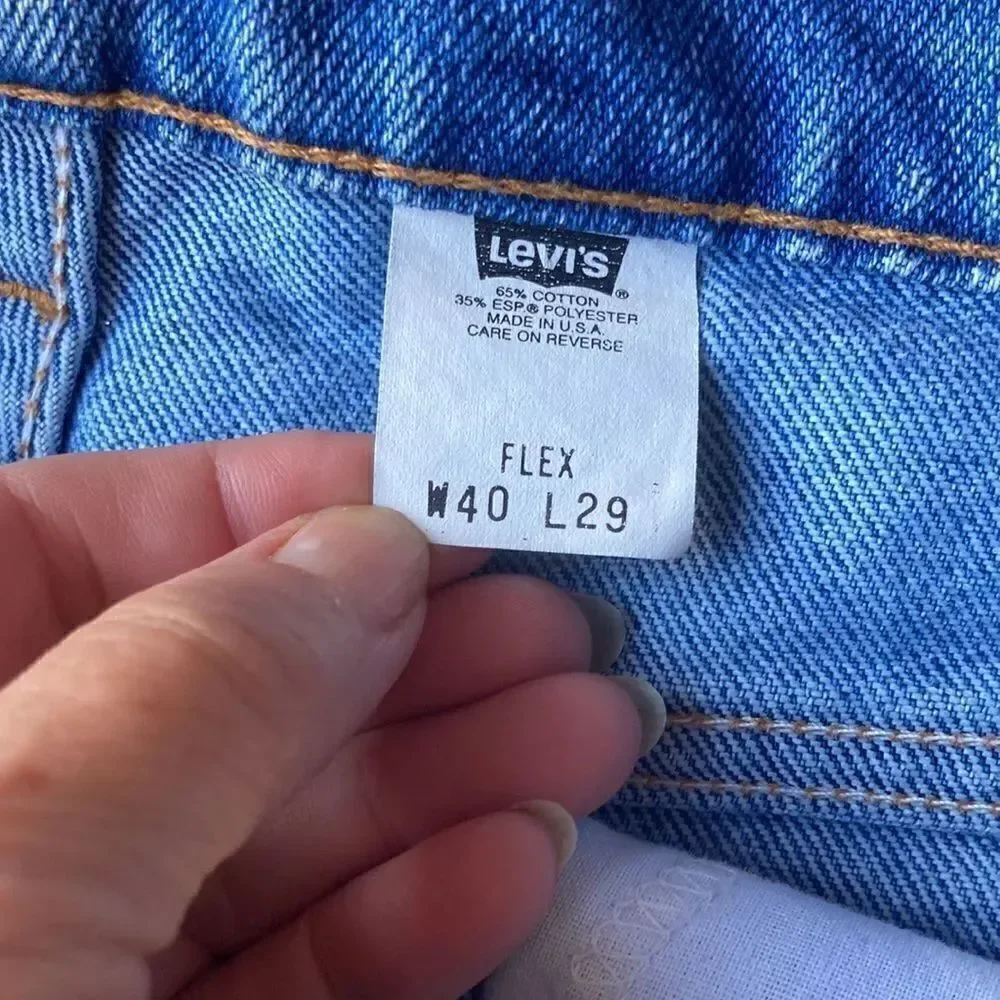 Vintage Mens Levi’s 540 Brown Tab Jeans Size 40 Made USA 90’s